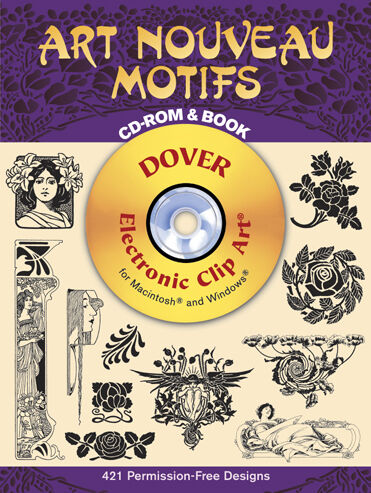 обложка книги Art Nouveau Motifs (Dover Electronic Clip Art) книга Art Nouveau Motifs (Dover Electronic Clip Art), автор: